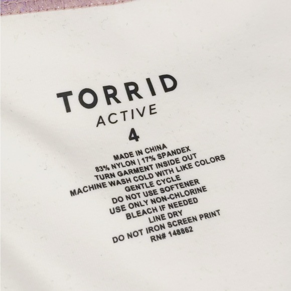 Torrid Longline Low Impact Sports Bra- Performance Core Purple Shine (updated) - Picture 7 of 15